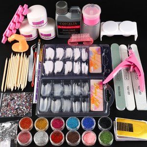 Pro Acrylic Nail Kit with Powder and Liquid starter Manicure kit